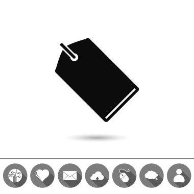 Etiketi simgesi tasarım