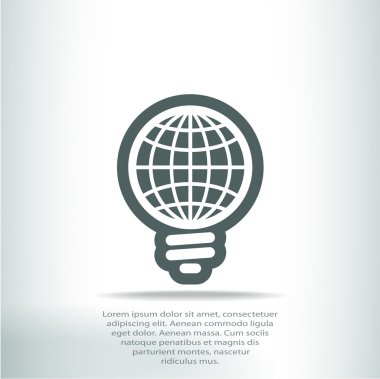 küresel ampul simgesi