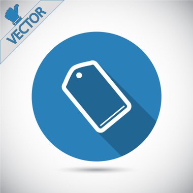 boş fiyat etiketi simgesi