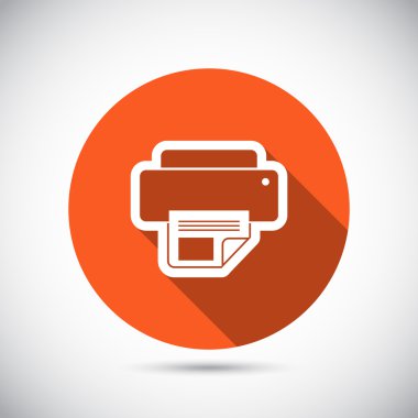 Yazıcı simgesi tasarım