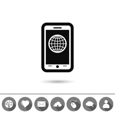 Mobil akıllı telefon simgesi