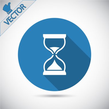 Kum saati simgesi tasarım