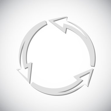 Circular arrows icon clipart