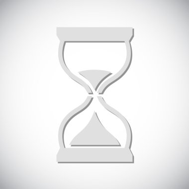 Kum saati simgesi tasarım