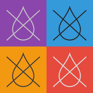 su damla yasak simgesi