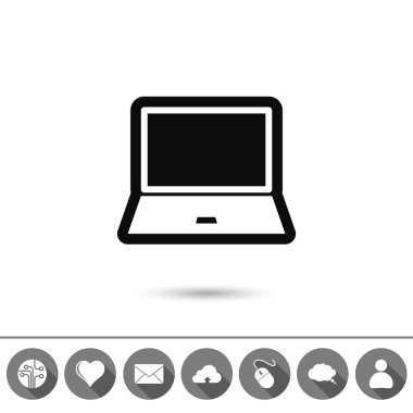 Dizüstü bilgisayar simgesi tasarım