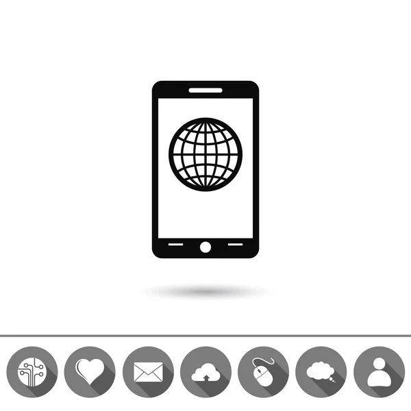 Mobile smartphone icon — Stock Vector