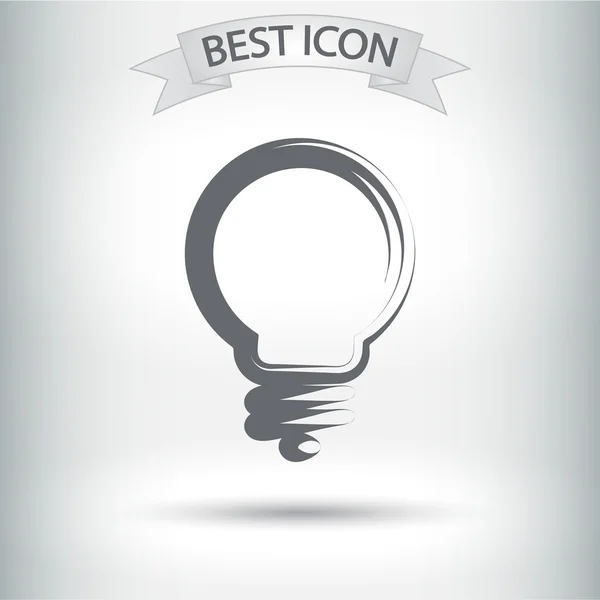 Light bulb icon — Stock Vector