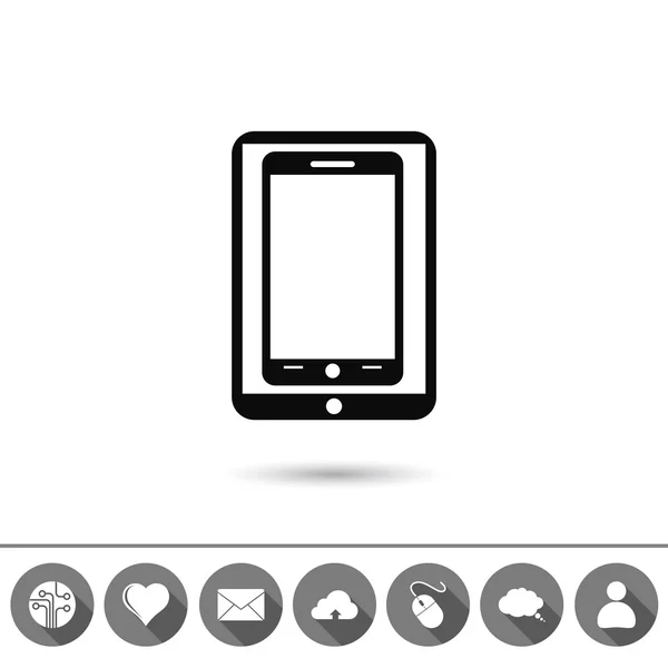 Κινητά smartphone εικονίδιο — Διανυσματικό Αρχείο