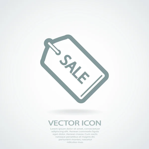 Etykieta ikona designu — Wektor stockowy