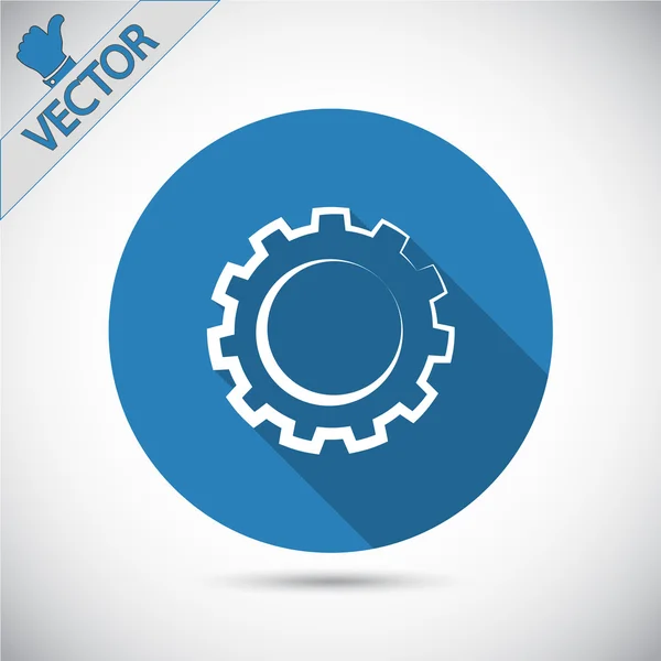 Gear icon illustration. — Stock Vector