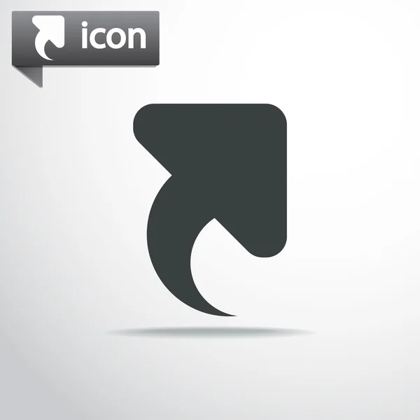 Icono flecha arriba — Vector de stock