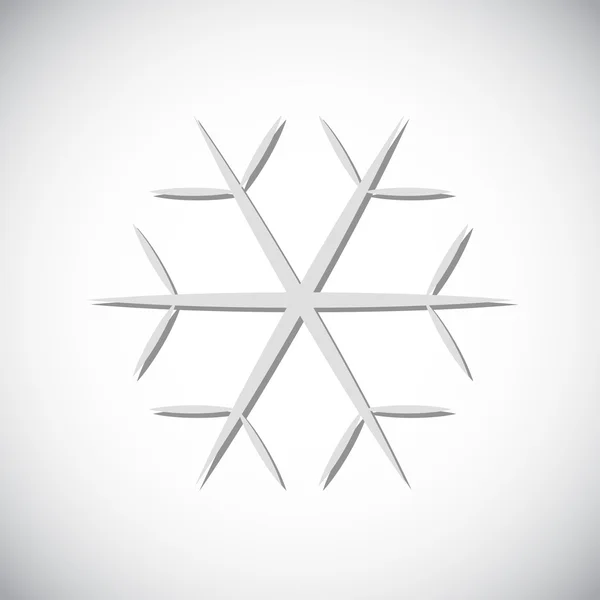 Snowflake icon — Stock Vector