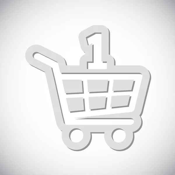 Shopping basket icon — Stock Vector