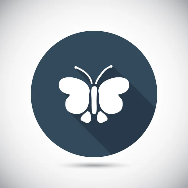 Vlinder pictogram ontwerp — Stockvector