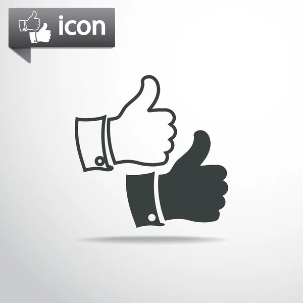 Like Dislike icons set — Stock Vector