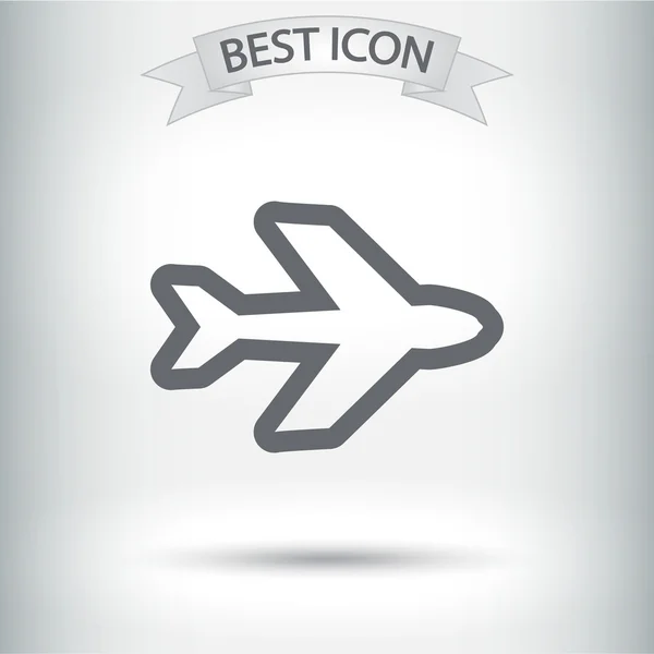 Airplane symbols icon — Stock Vector