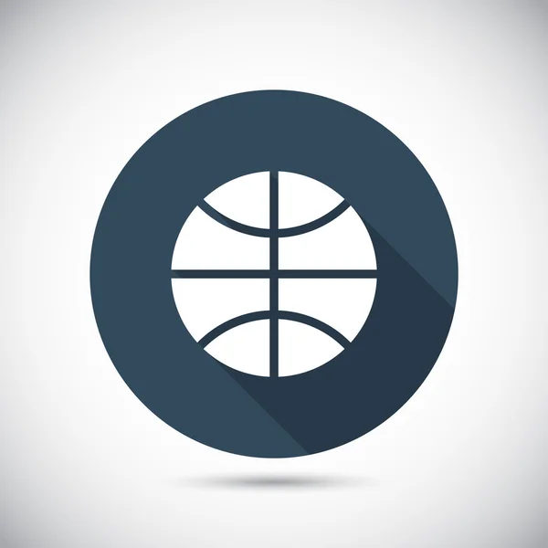 Basketbal pictogram — Stockvector