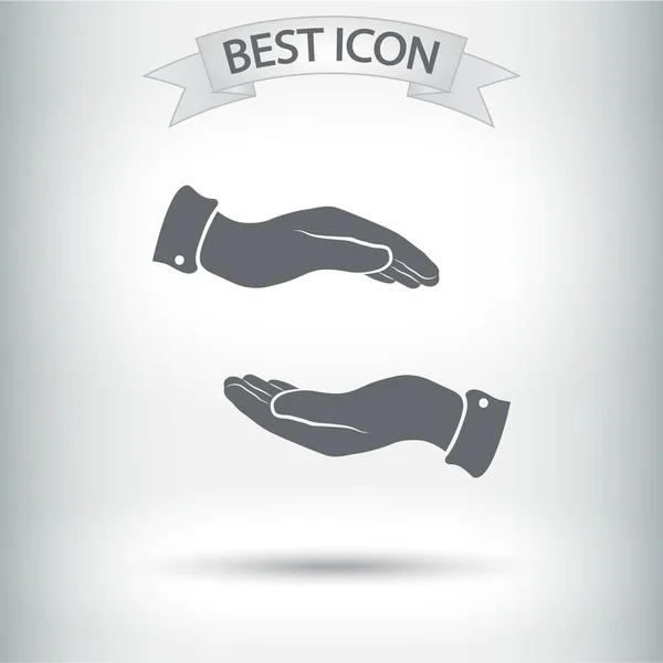 Ruce ikony designu — Stockový vektor