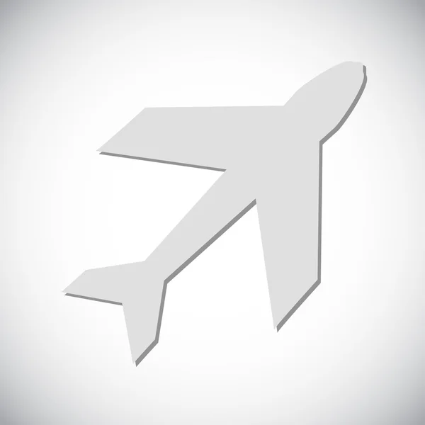 Icono del avión — Vector de stock