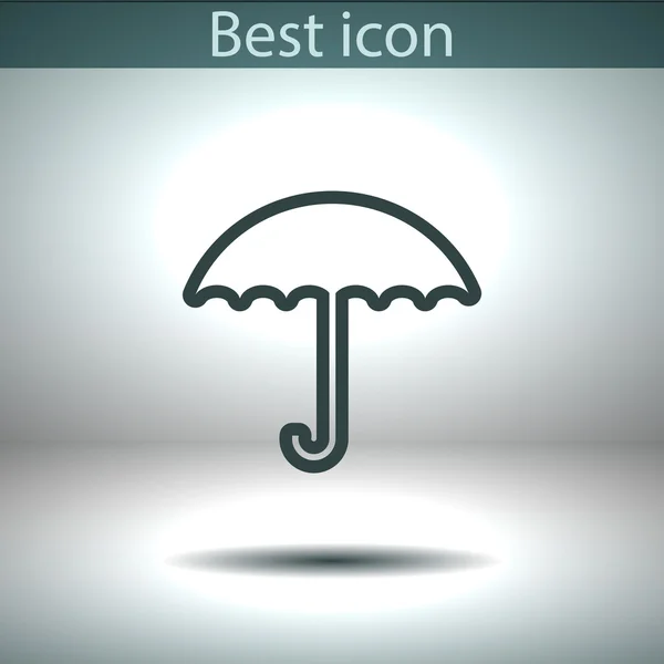 Umbrella icon design — Stock Vector