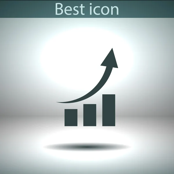 Infografía, icono del gráfico — Archivo Imágenes Vectoriales