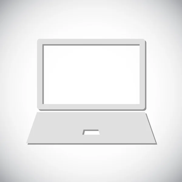 Laptop icon design — Stock Vector