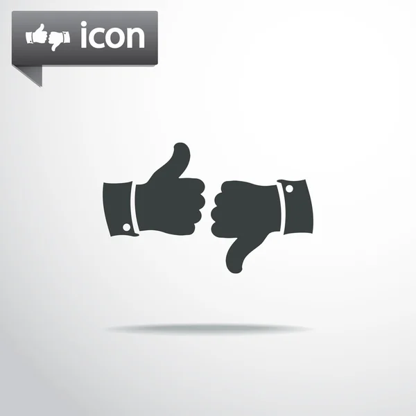 Like Dislike icons set — Stock Vector