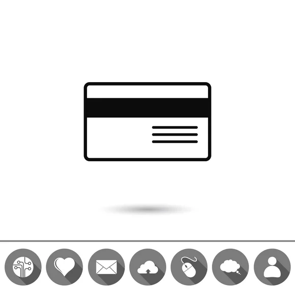 Bank credit card icon — Stock Vector