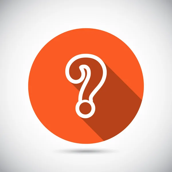 Question mark sign icon — Stock Vector