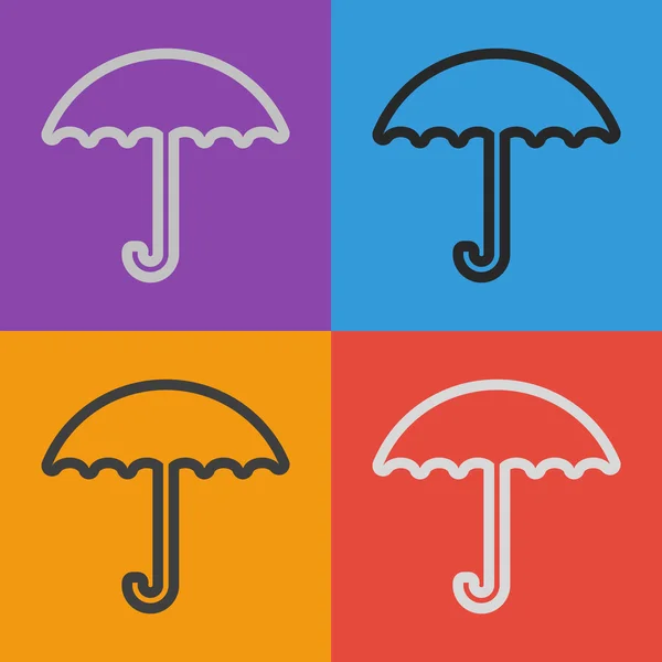 Дизайн зонтиков — стоковый вектор