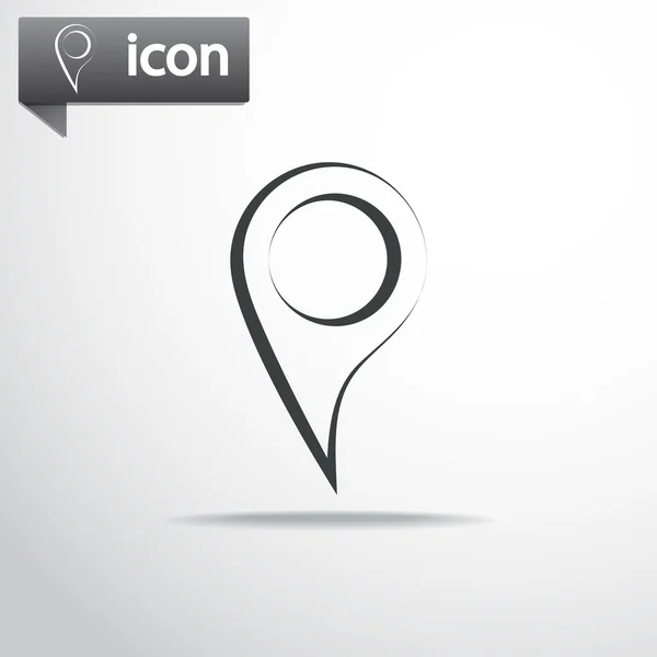 Marque l'icône, pointeur — Image vectorielle