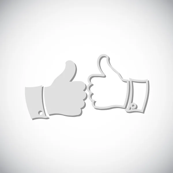 Thumb up icon — Stock Vector