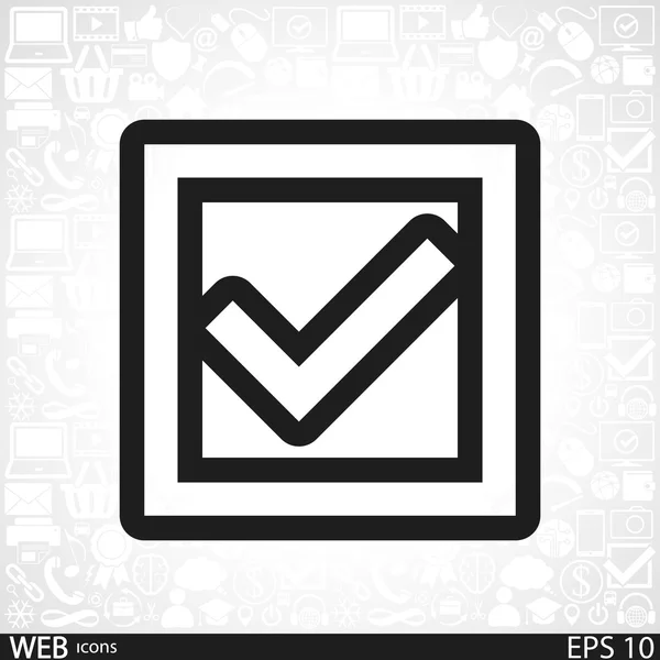 Marca de verificación — Vector de stock