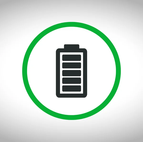 Batterij lading pictogram — Stockvector