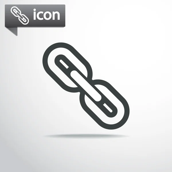 Icono de eslabón — Vector de stock