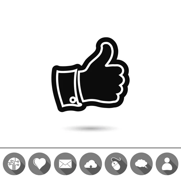 Thumb up icons — Stock Vector