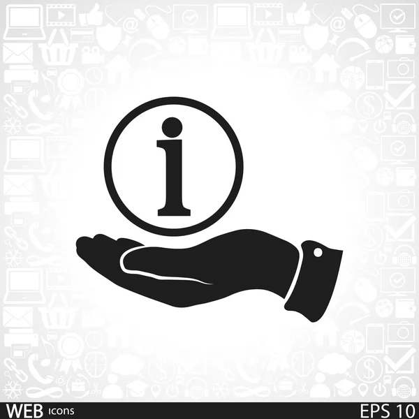 Information sign icon — Stock Vector