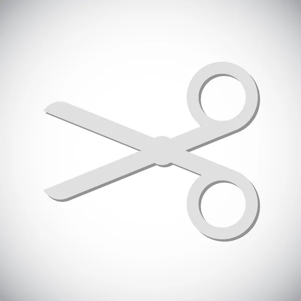 Scissors flat icon — Stock Vector