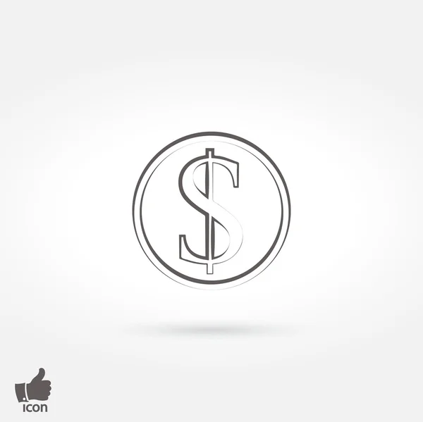 Pengar ikon design — Stock vektor