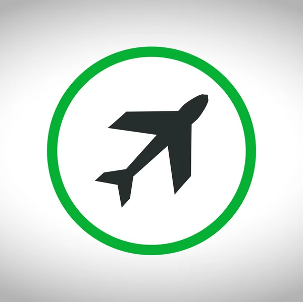 Projekt symbol samolotem — Wektor stockowy