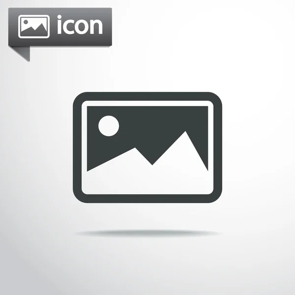 Photograph icon design — Stock Vector