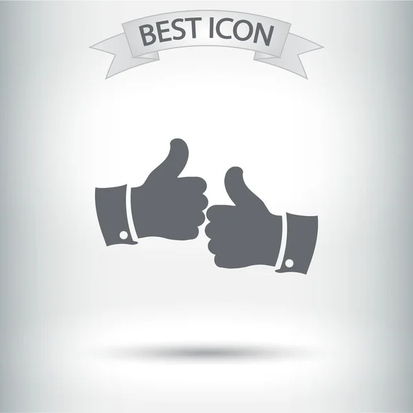 Thumb up icons — Stock Vector