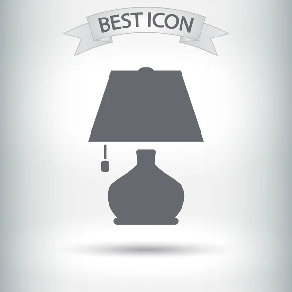 Design pictogramă lampă — Vector de stoc