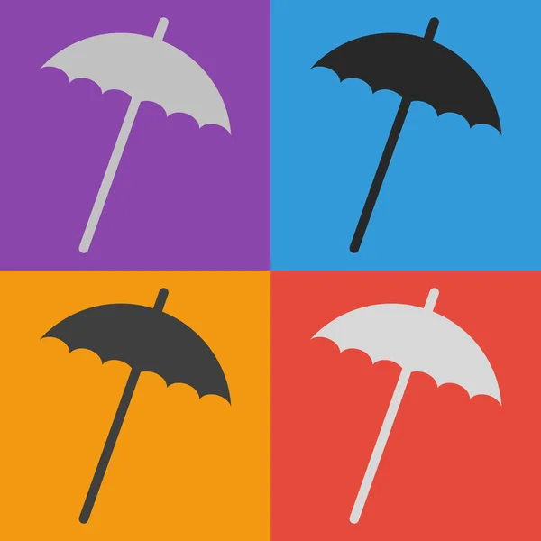 Umbrella icon design — Stock Vector