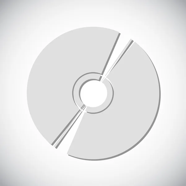 CD-Disk Symbol — Stockvektor