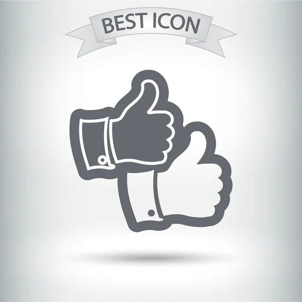 Thumb up icons — Stock Vector