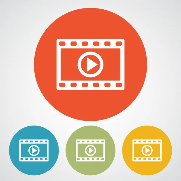 Video pictogram ontwerp — Stockvector