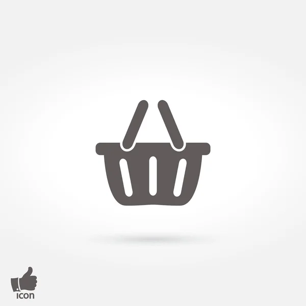 Icona del cestino — Vettoriale Stock