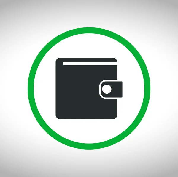 Wallet icon design — Stock Vector